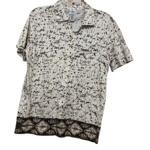 Calvin Klein Jeans Men's Shirt, Size S 100% Cotton, Unique print, Pre-owned